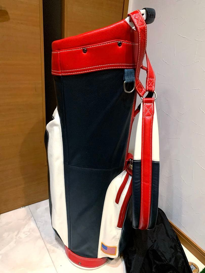 ほぼ未使用　完全完売　サンマウンテン　本革/レザー　キャディバッグ