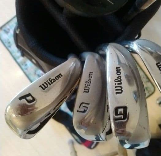 ナイキ　Nike キャディバッグ　ウィルソン　ゴルフクラブ 13本付　セット