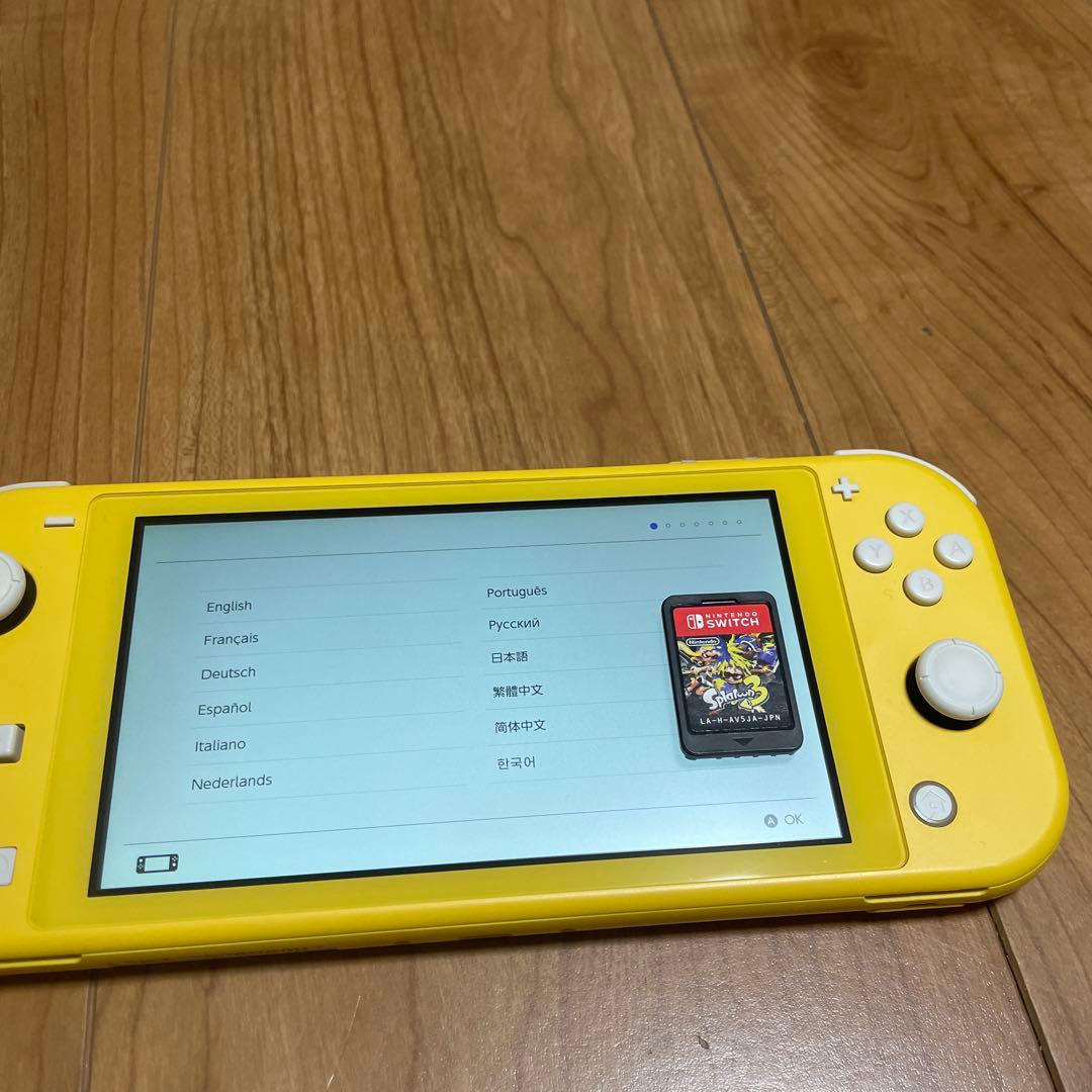 Nintendo Switch Lite イエロー スプラトゥーン3付ヤン