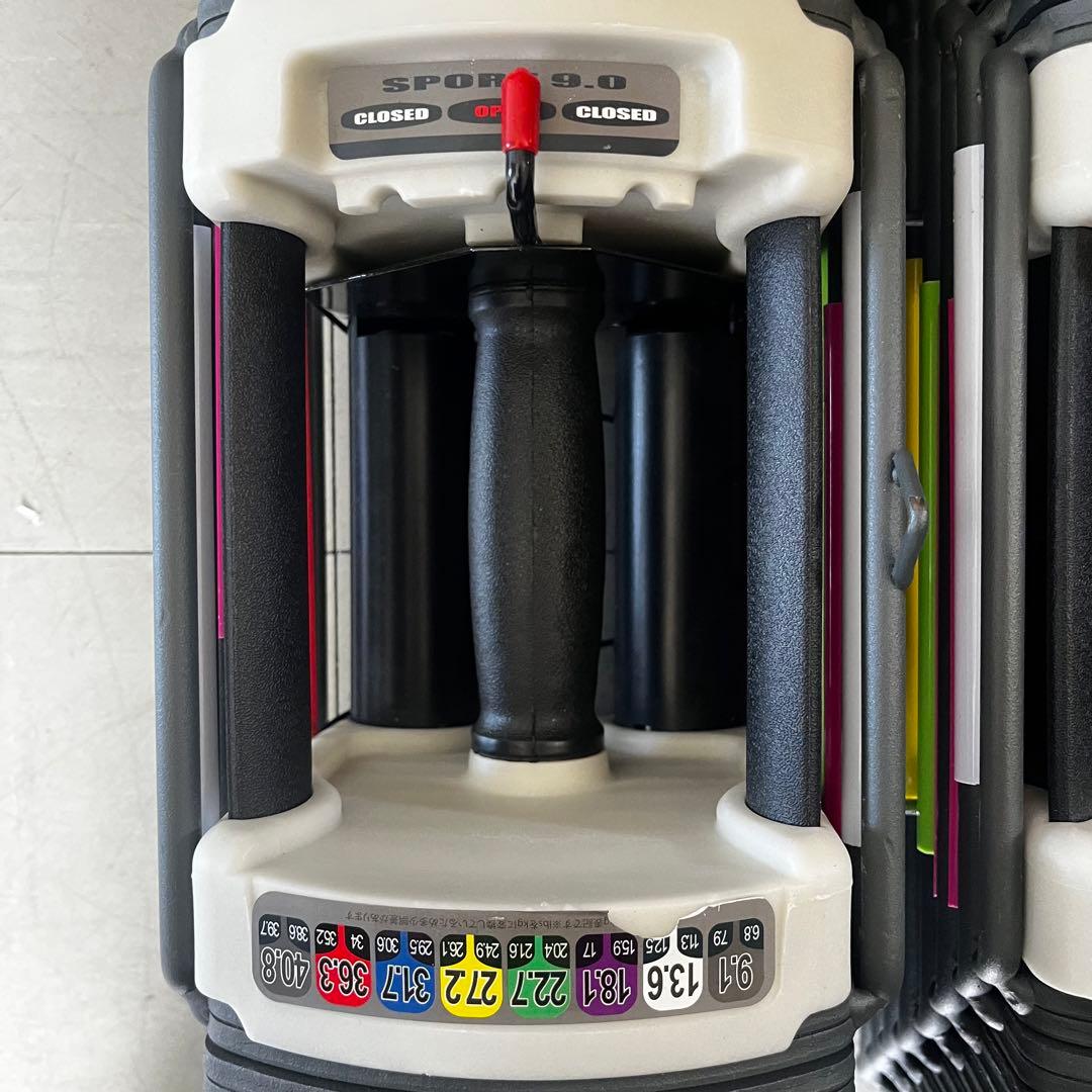 A片方のみ　可変式ダンベル2個セット(約7〜40kg) topfilm