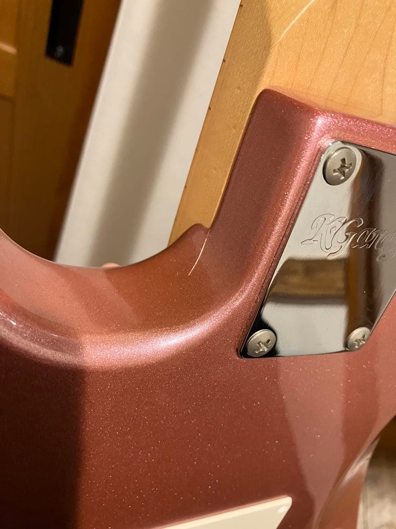 K.Garage エレキギター ピンク　バーガンディ　ミスト　ストラトキャスター