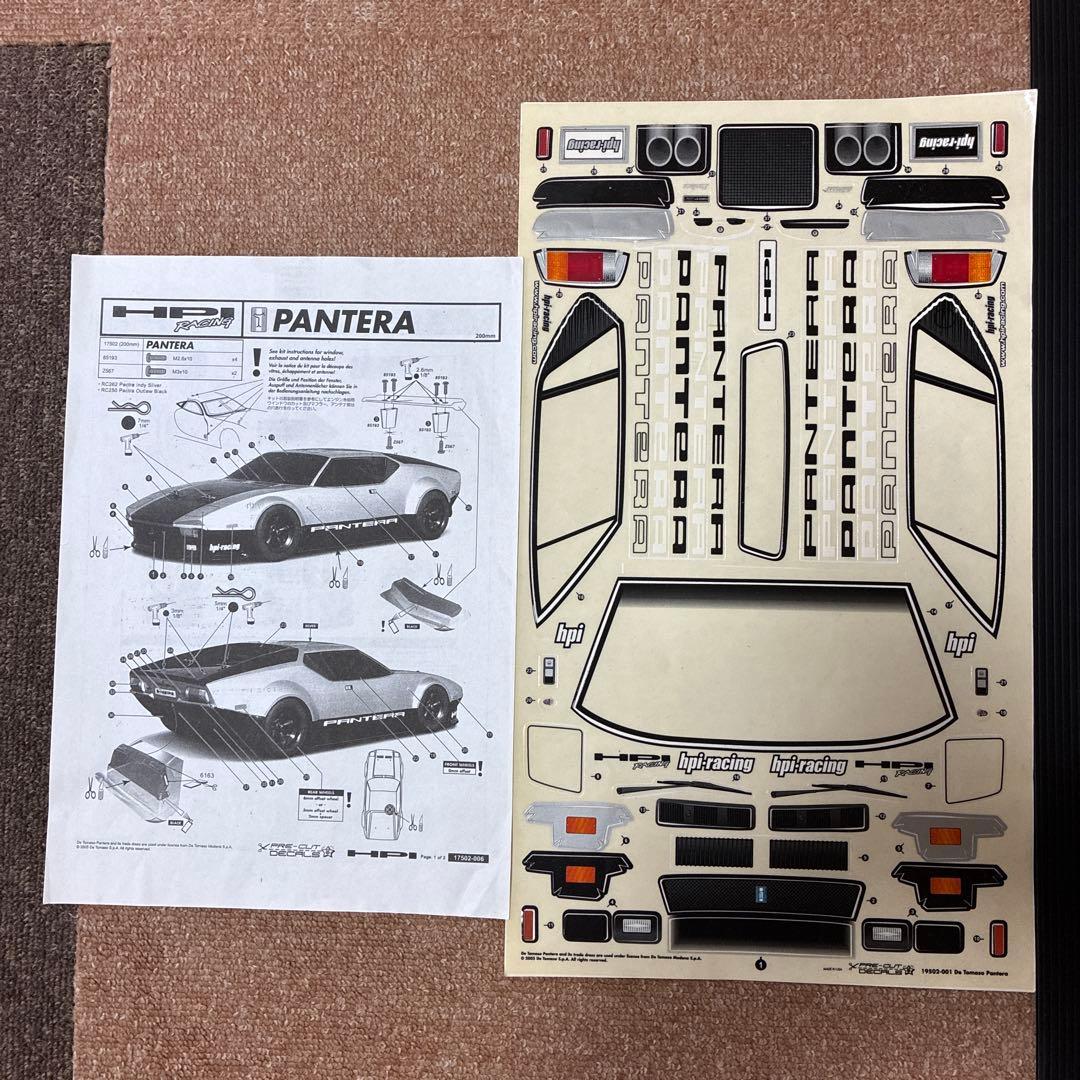 ラジコン・ラジドリ・HPI 1/10 デ・トマソ・パンテーラ