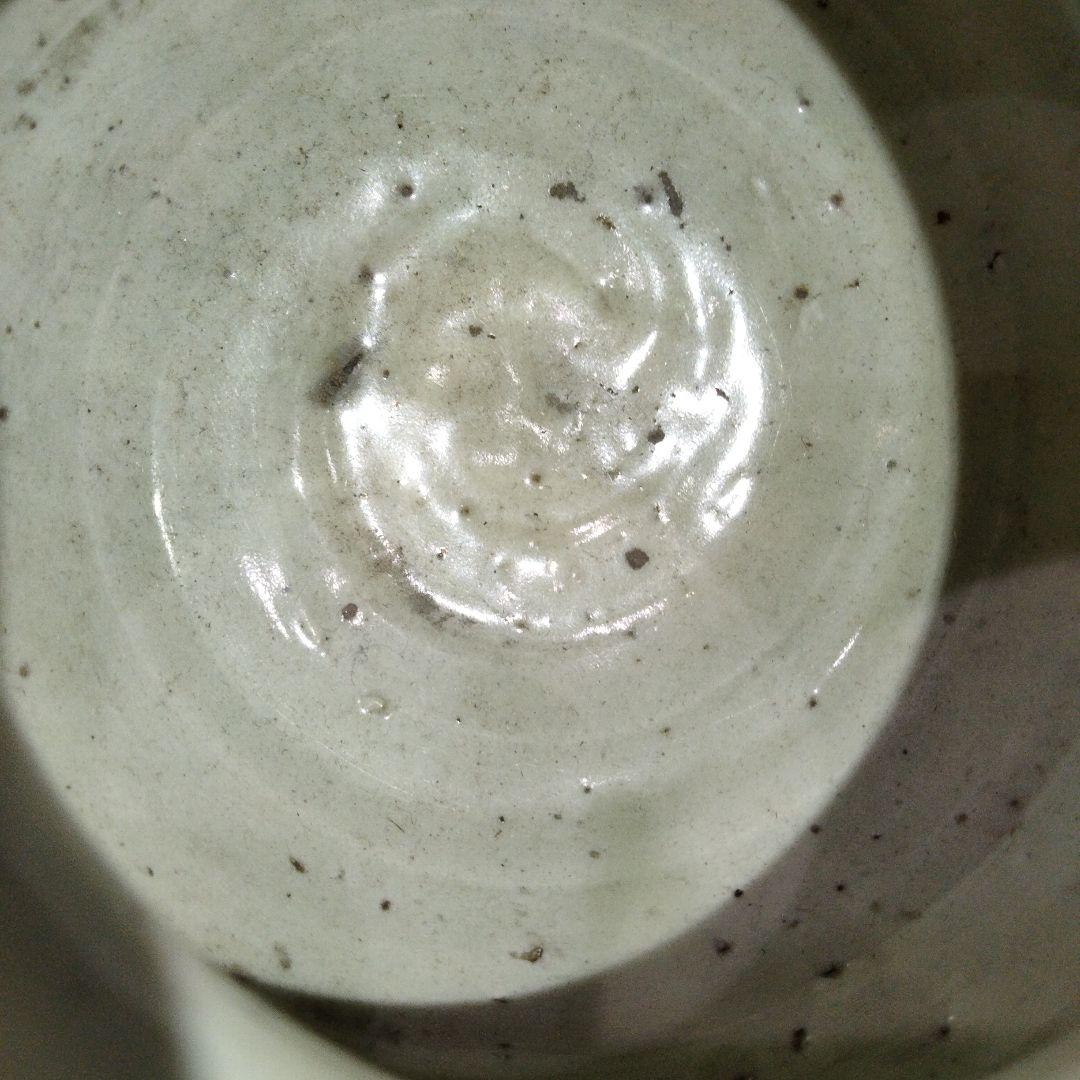 B258　時代古作 李朝 白磁 提灯壷 高さ11.5㎝ 箱付 朝鮮美術　E