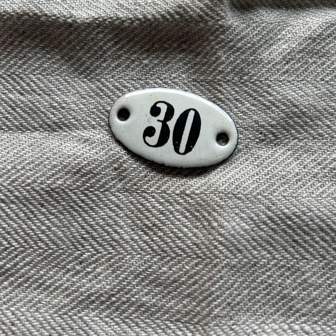 フランス　アンティーク　ホーロー ナンバー　プレート