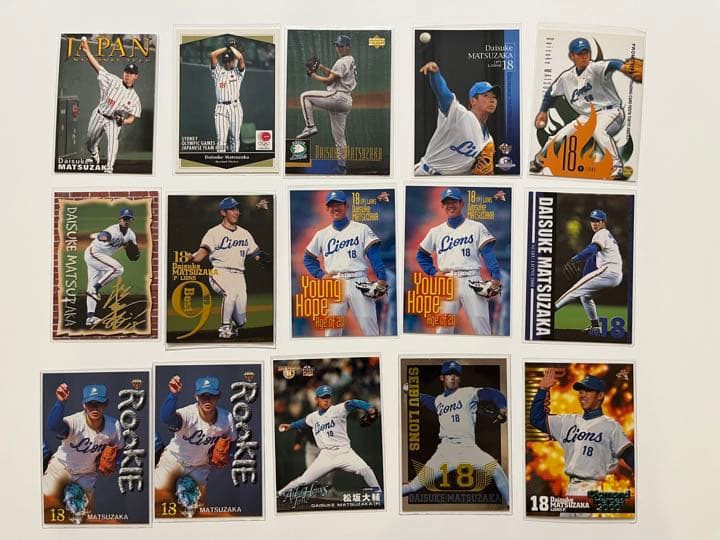 レア！松坂大輔 カードセット プロ野球