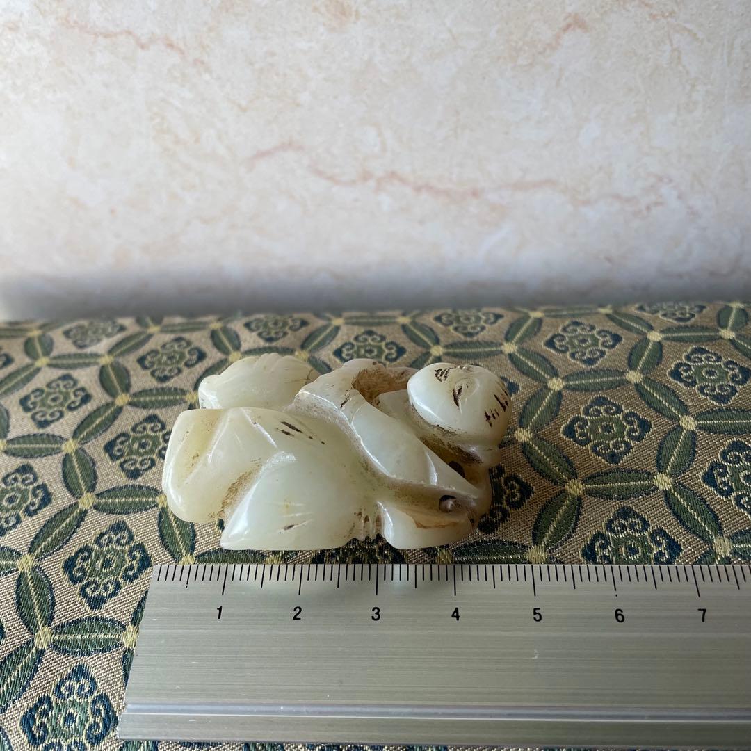 古玉　砡　アンティーク　人物　古玩　古美術　古砡　中国　China