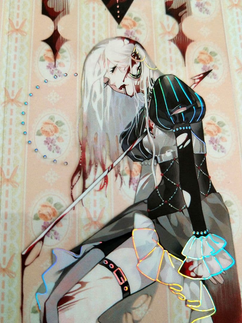 J739＃孤城碎影(镭射银)第九航道切り売り海外人物マステ女の子