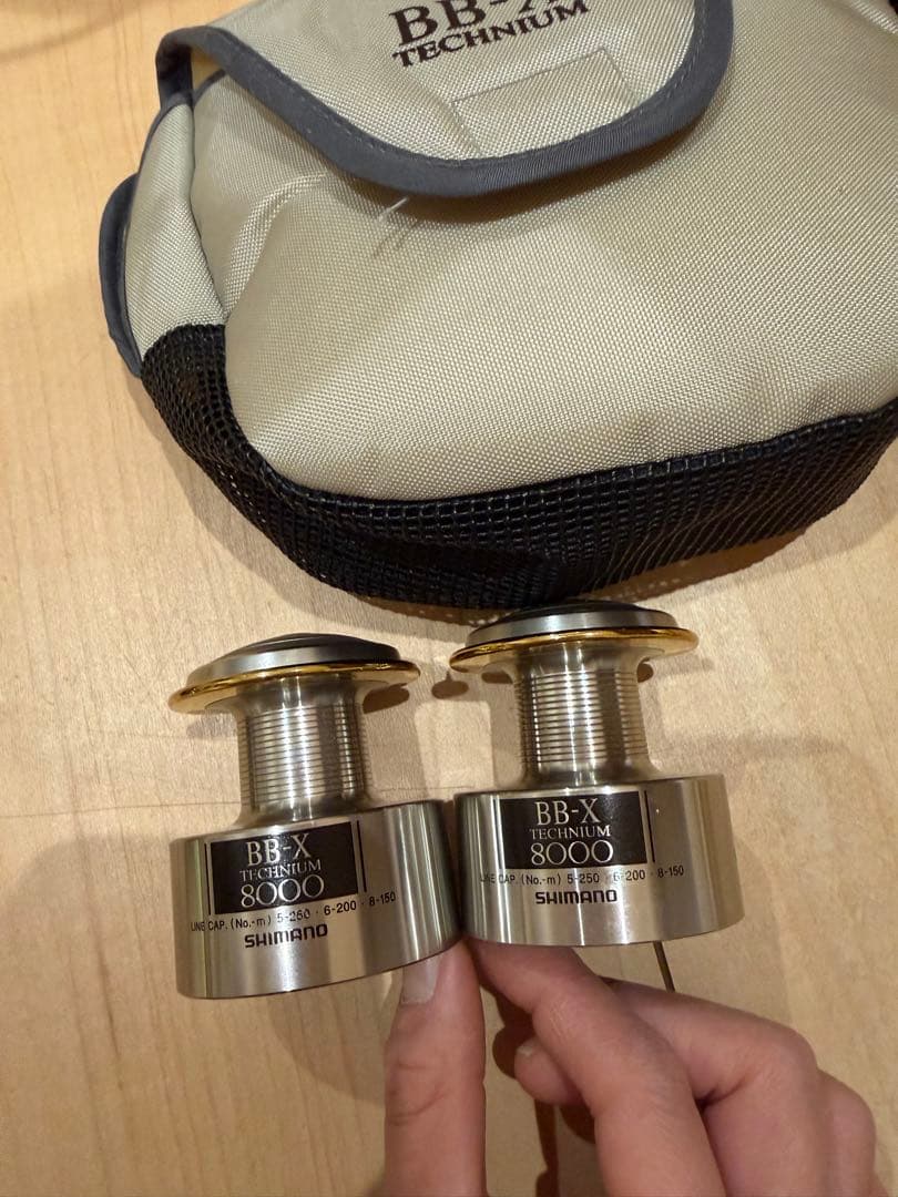 BB-X テクニウム 8000 スピニングリール 収納ケース付き