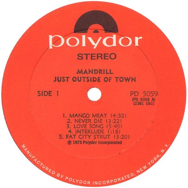 Mandrill ‎– 2枚