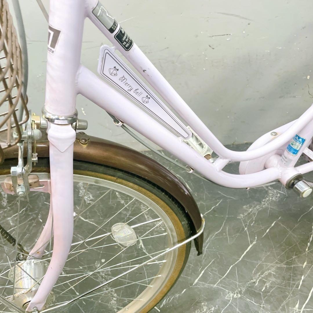 【929】《関西 引き取り》子供用自転車 マルイシ Merry Bell ピンク