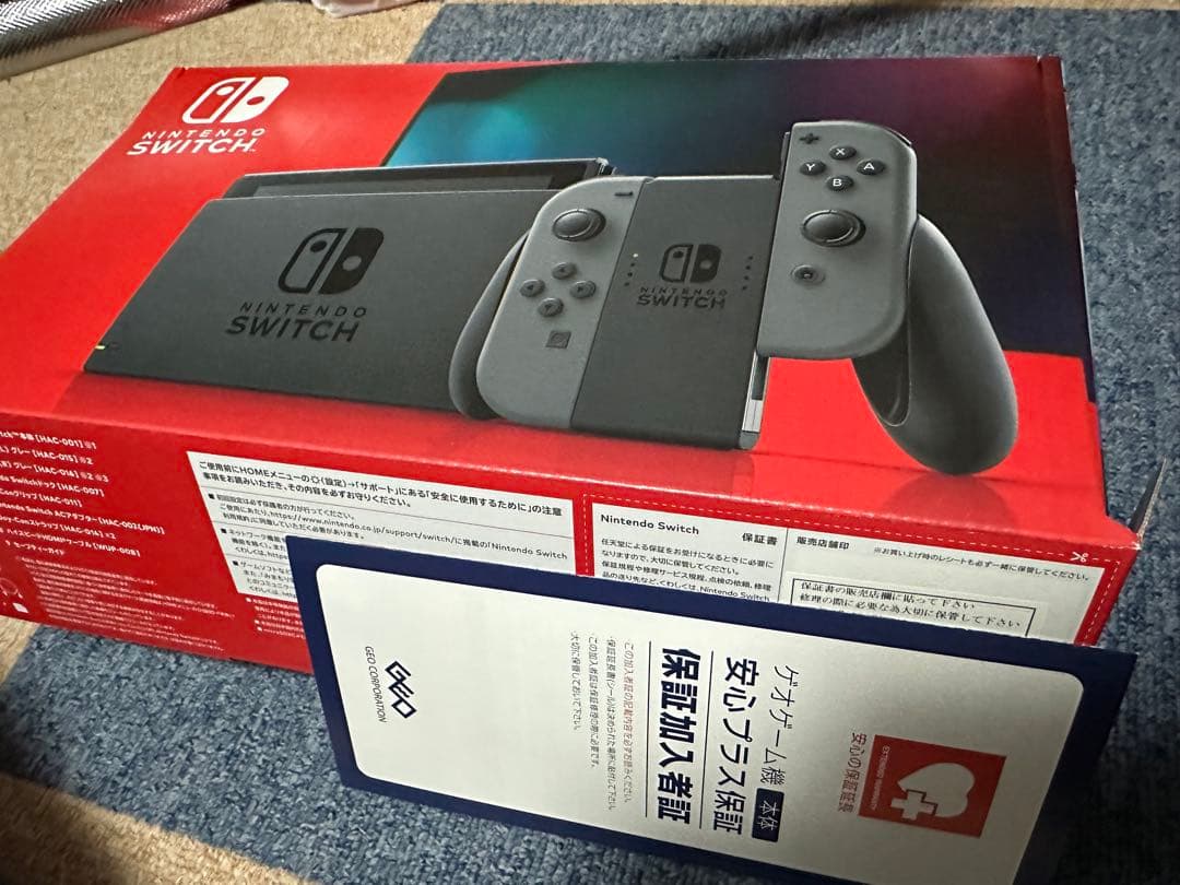 Nintendo Switch 本体 グレー＋ケース＋ガラスフィルム セット