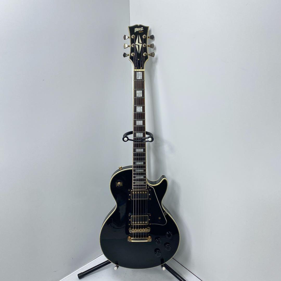 美品Blitz ブリッツアリアプロ2 レスポールカスタム　エレキギター ブラック