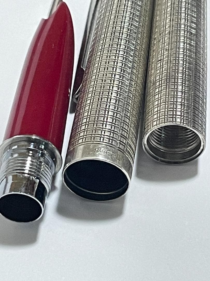 PLATINUM 万年筆 18K STERLINGSILVER vintage