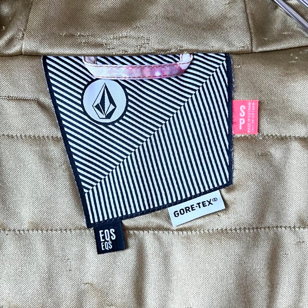 3236【美品】ボルコム　ジャケット ゴアテックス 総柄 花柄　S ピンク