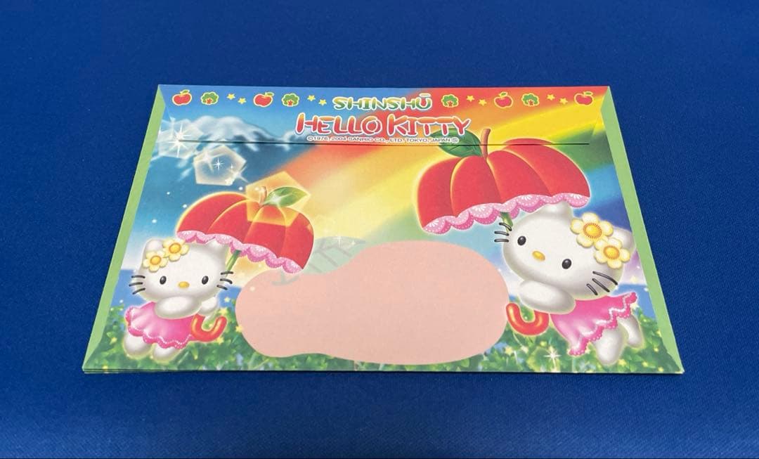 ハローキティ 信州 クリアファイル付きレターセット