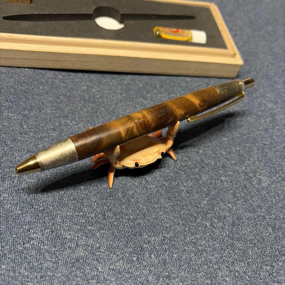 最終価格野原工芸 マーブルウッド ボールペン