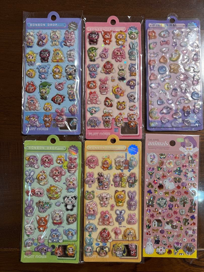 新品　ボンボンドロップシール　サンリオ　たまごっち　ちいかわ　　292枚セット