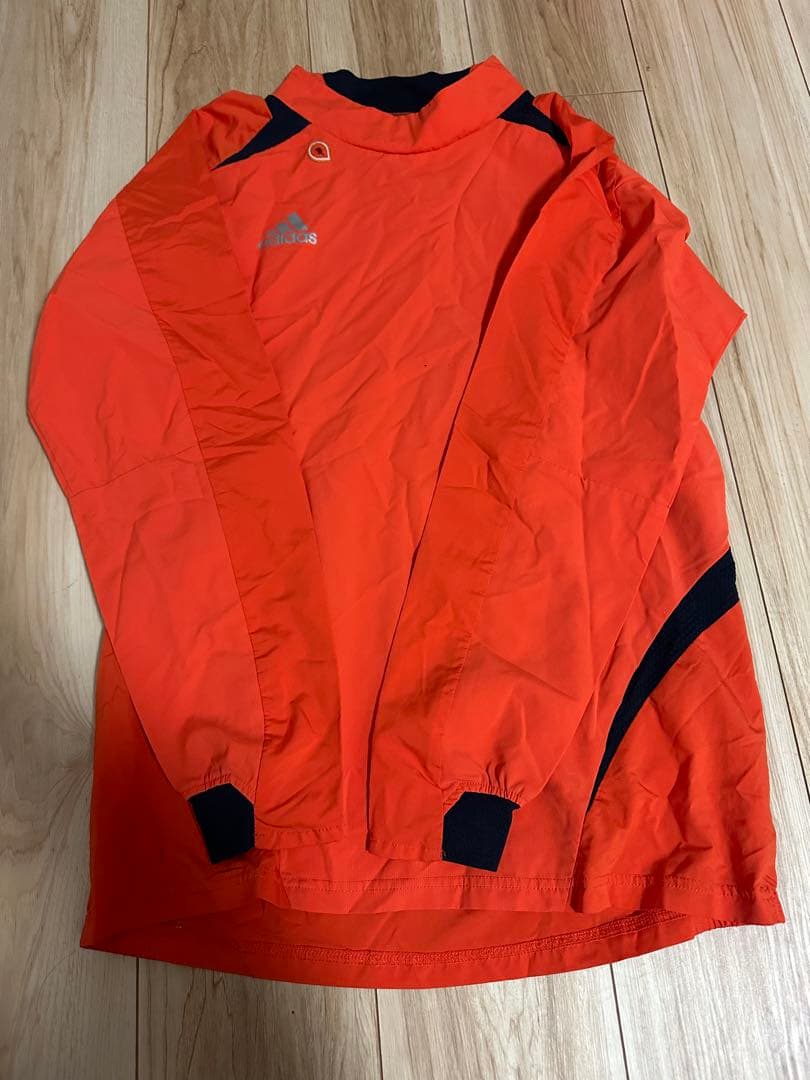 adidas トレーニングウェアセット Ｌサイズ/オレンジ