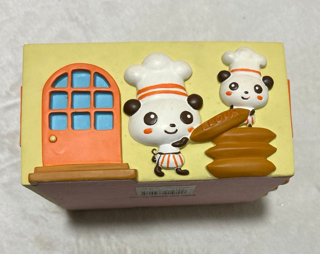ちょこぱんだ　パン屋さん　家　ハウス　サンリオ　小物入れ　陶器　2001年物