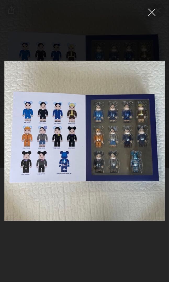 ＜ANAオリジナル＞BE@RBRICK ANA創立70周年歴代制服コレクション