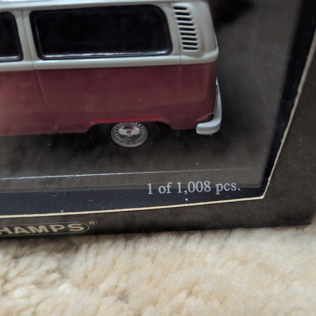 【新品未使用】VW T2 Bus ミニカー パステルホワイト/カサンロット