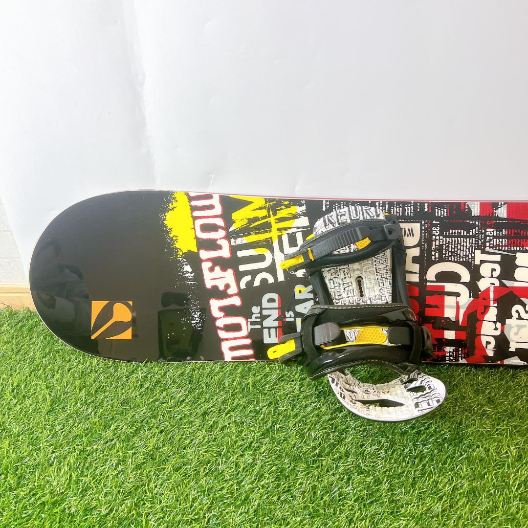 FLOW 152cm バイン head Lサイズ スノーボード 2点セット