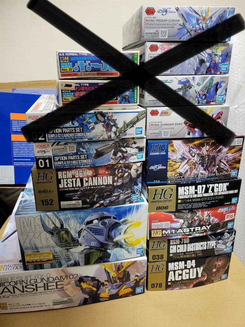 ジャンク　ガンプラまとめ売り34機＋α
