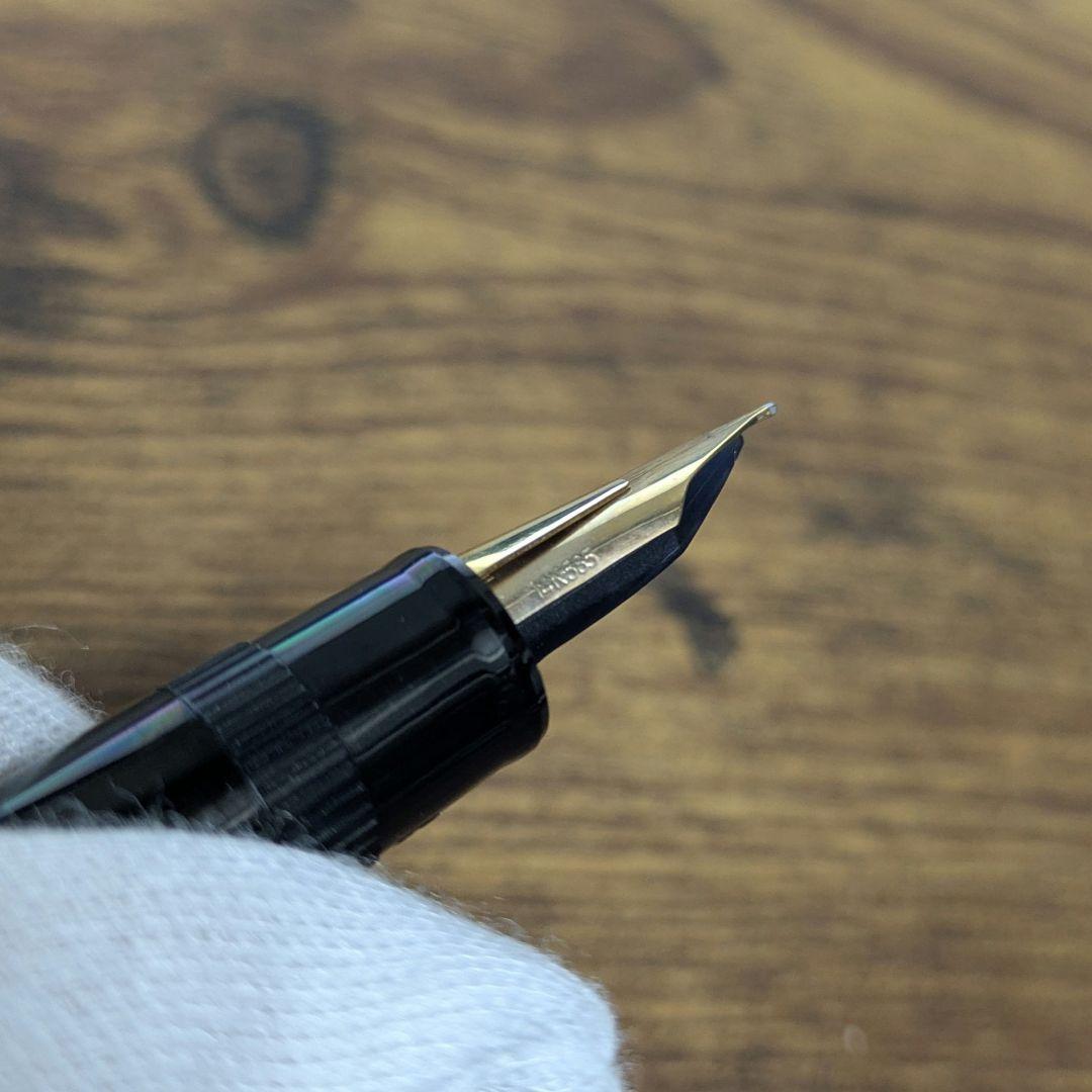 【PILOT廃版】万年筆　初代ジャスタス　F字　14K