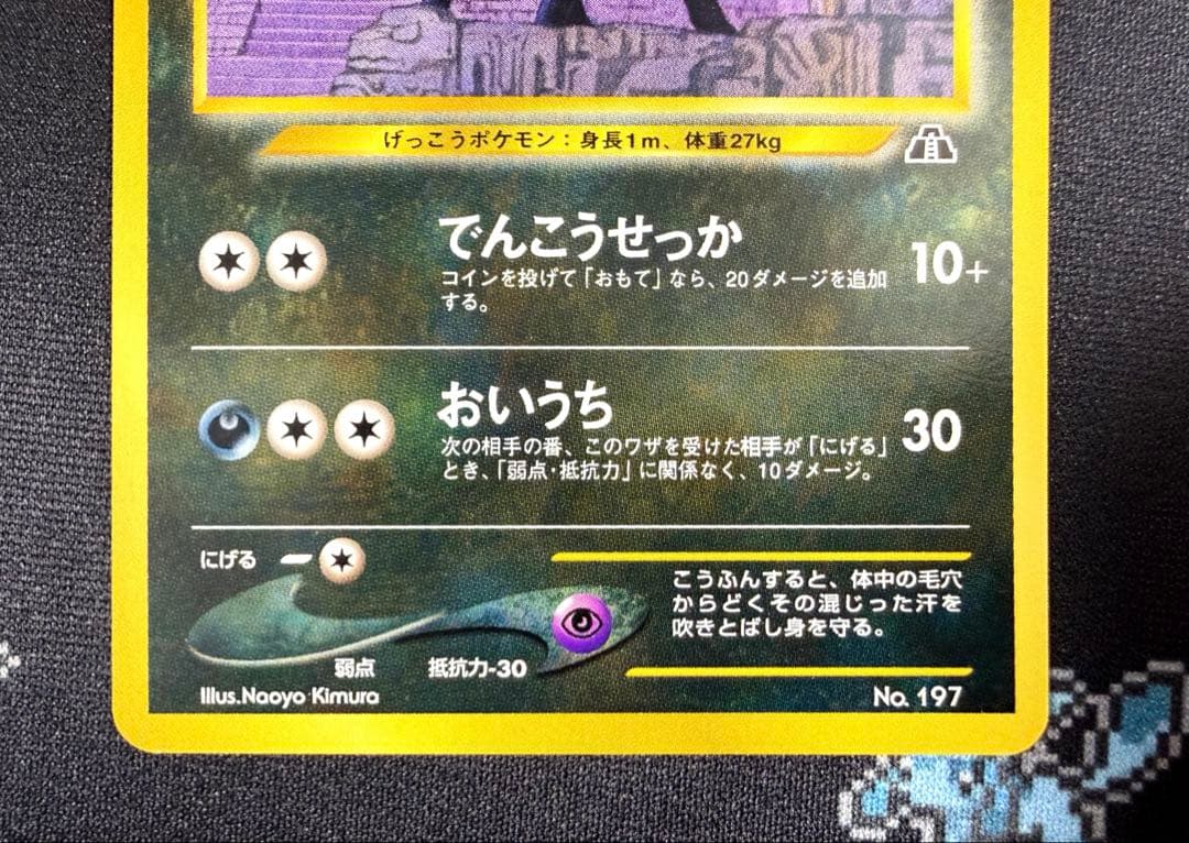 ★ポケモンカードneo 旧裏 ブラッキー LV.33 プレミアムファイル★