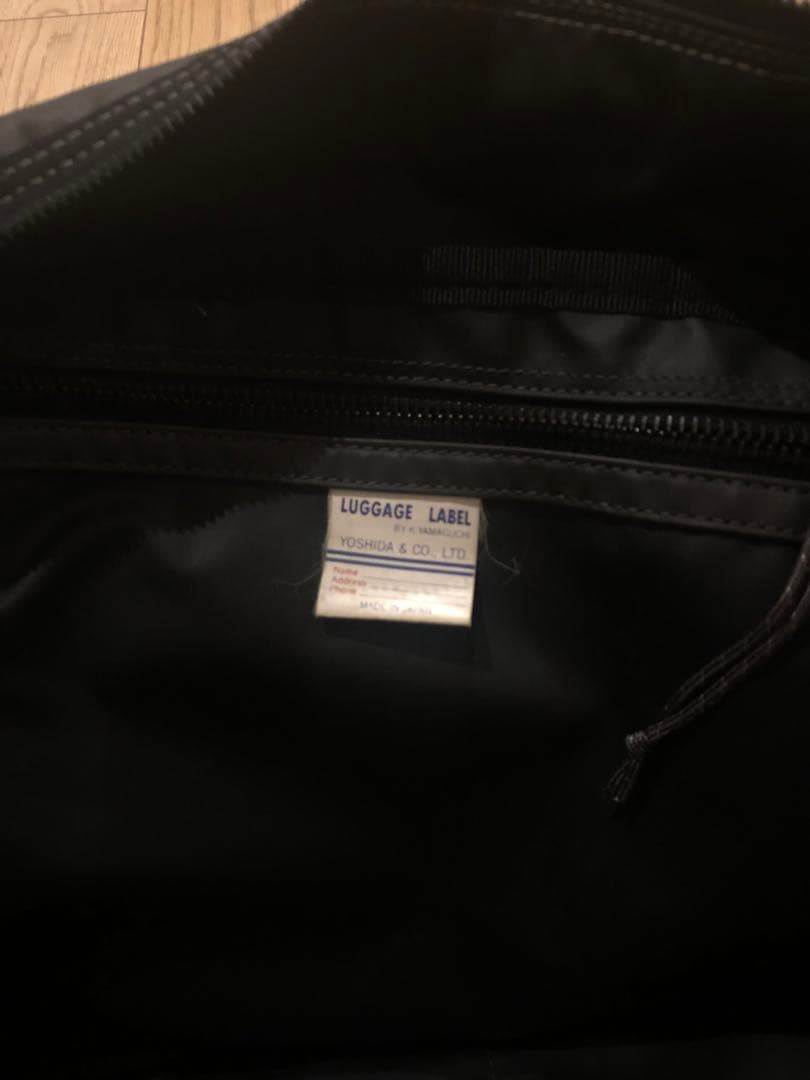 LUGGAGE LABEL RESCUE 大型ボストンバッグ ベルト付き完品