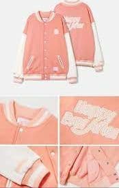 BTS Happy Ever After ハピエバ ピンクベースボールジャケット