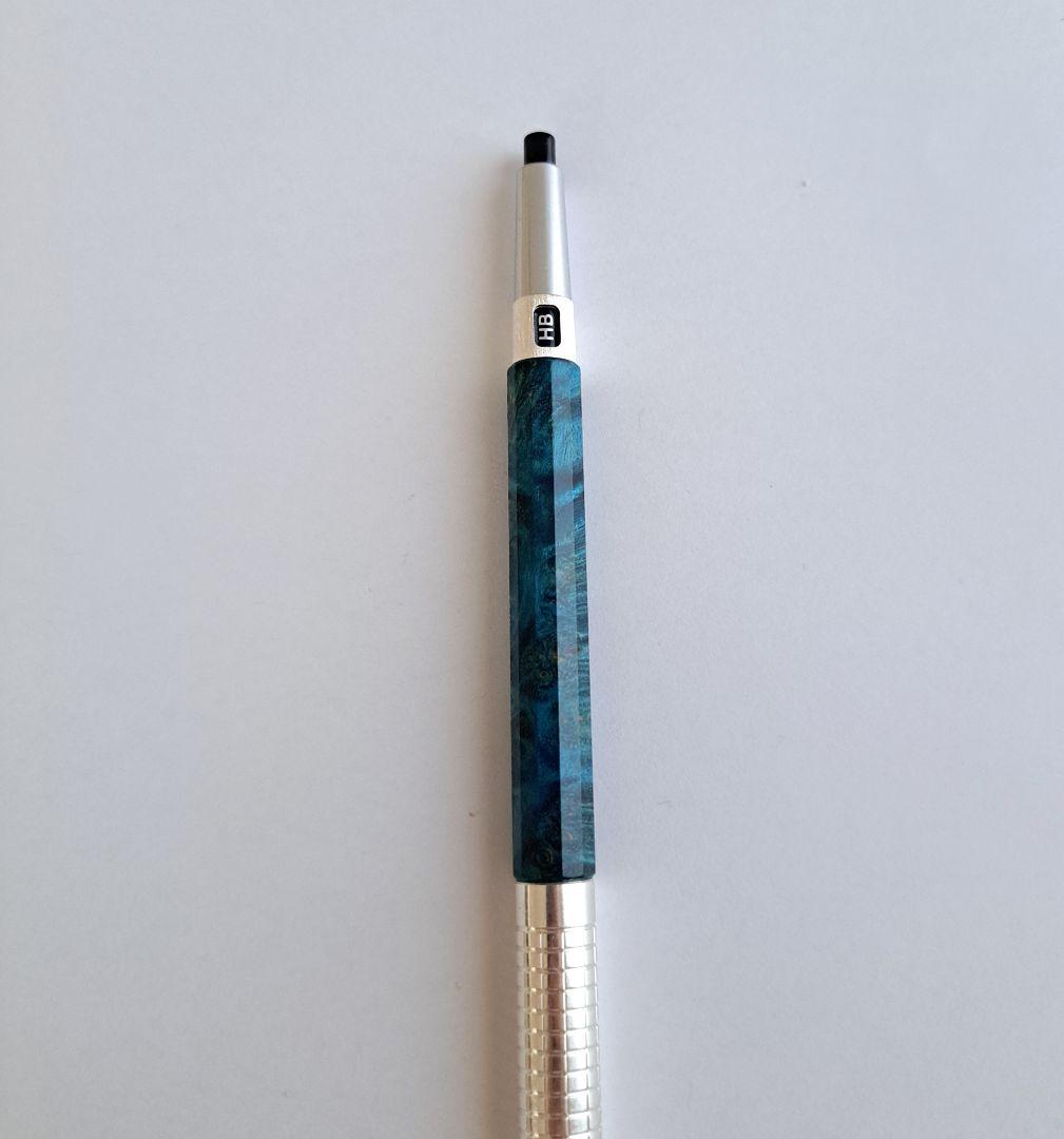 シャープタンク チューニングシャープ pg5カスタム スタビライズドウッド 青緑