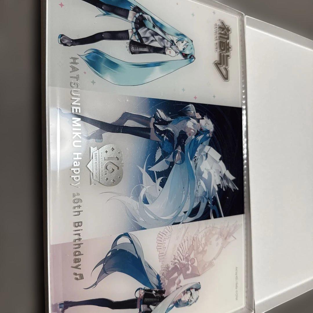 【開封済】初音ミク16周年記念金貨・銀貨(セット購入特典アクリルスタンド付き)