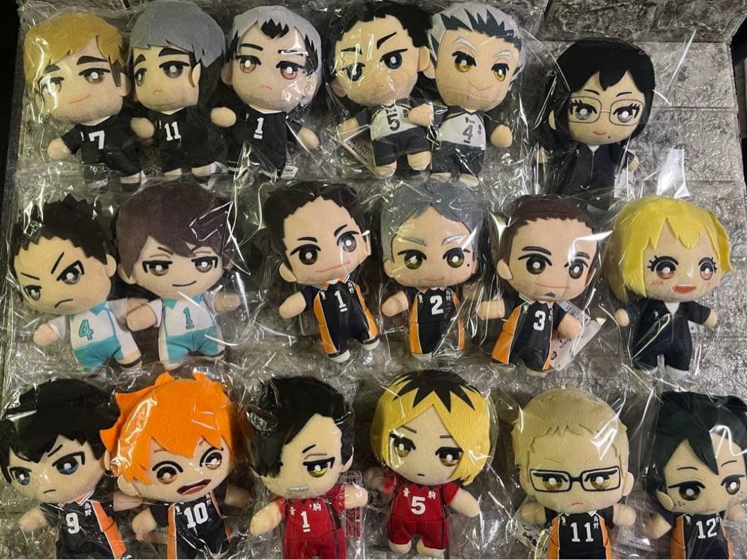 ハイキュー‼︎ ともぬい コンプ セット 18種 烏野 稲荷崎 青葉城西 梟谷