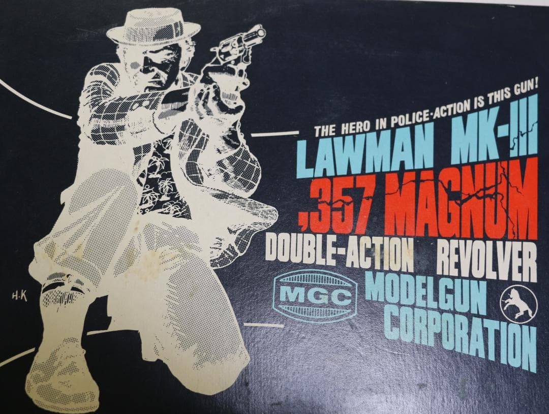 MGC製ABS樹脂モデルガン コルトローマンＭＫ－Ⅲ 合法品　未発火カート付