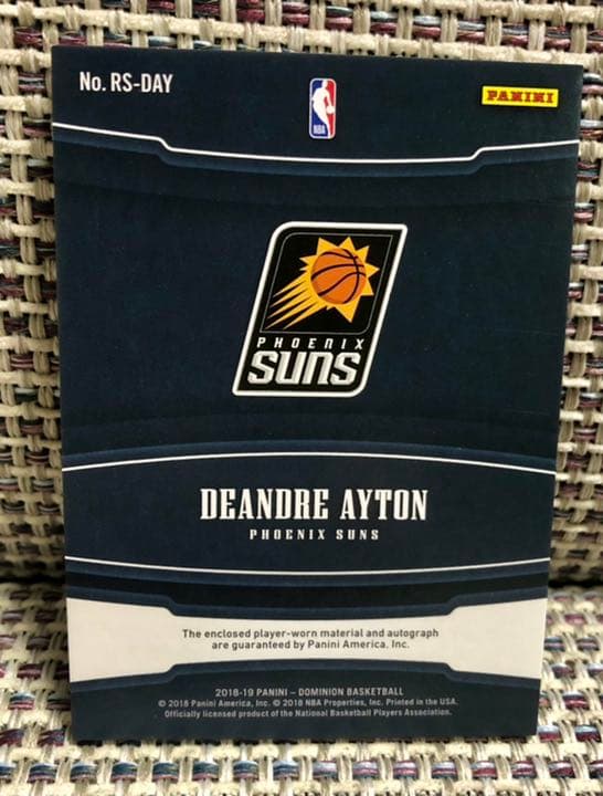 NBAカード Deandre Ayton ルーキーサインカード 10枚限定 ほか