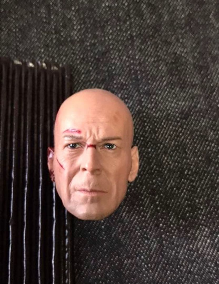 1/6 ブルース・ウィルス フィギュア ヘッド 2個セット