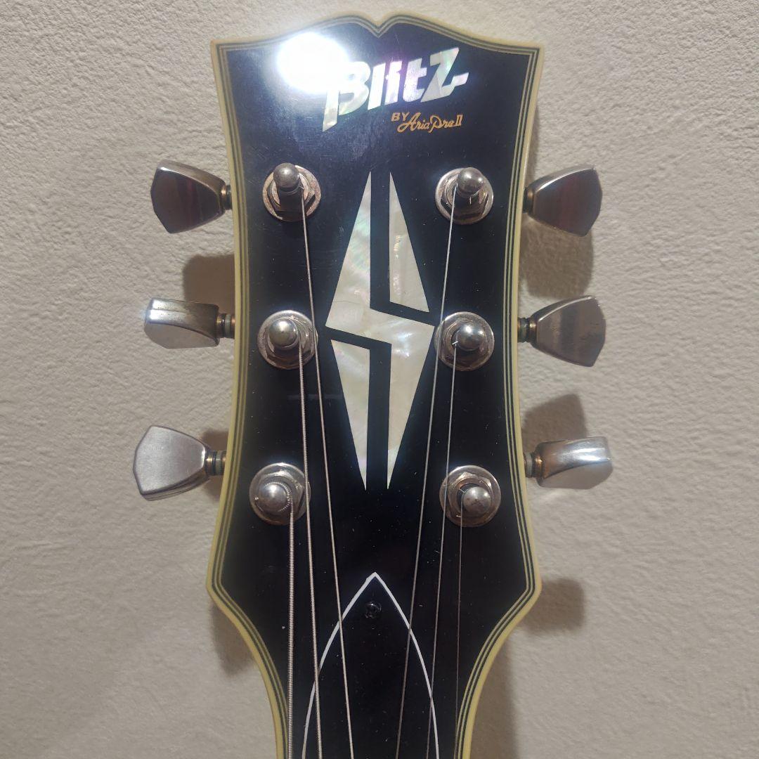 Blitz エレキギター ホワイト レスポールカスタム