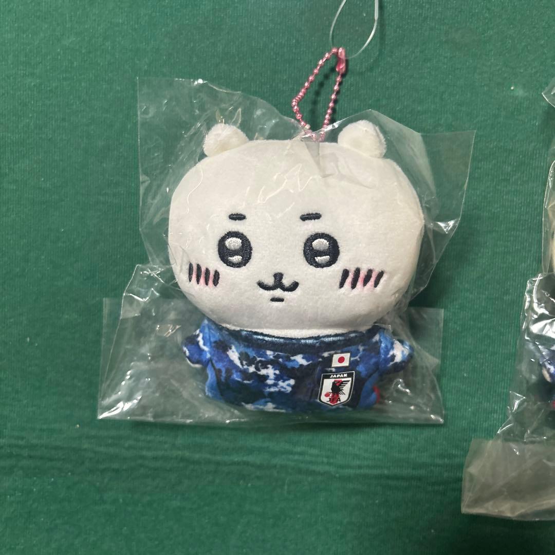 タグ付き ちいかわ ハチワレ うさぎ サッカー日本代表 マスコット ぬいぐるみ