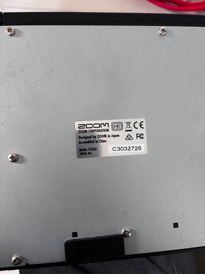 ZOOM G3Xn マルチエフェクター（fenderギターケーブル付き）