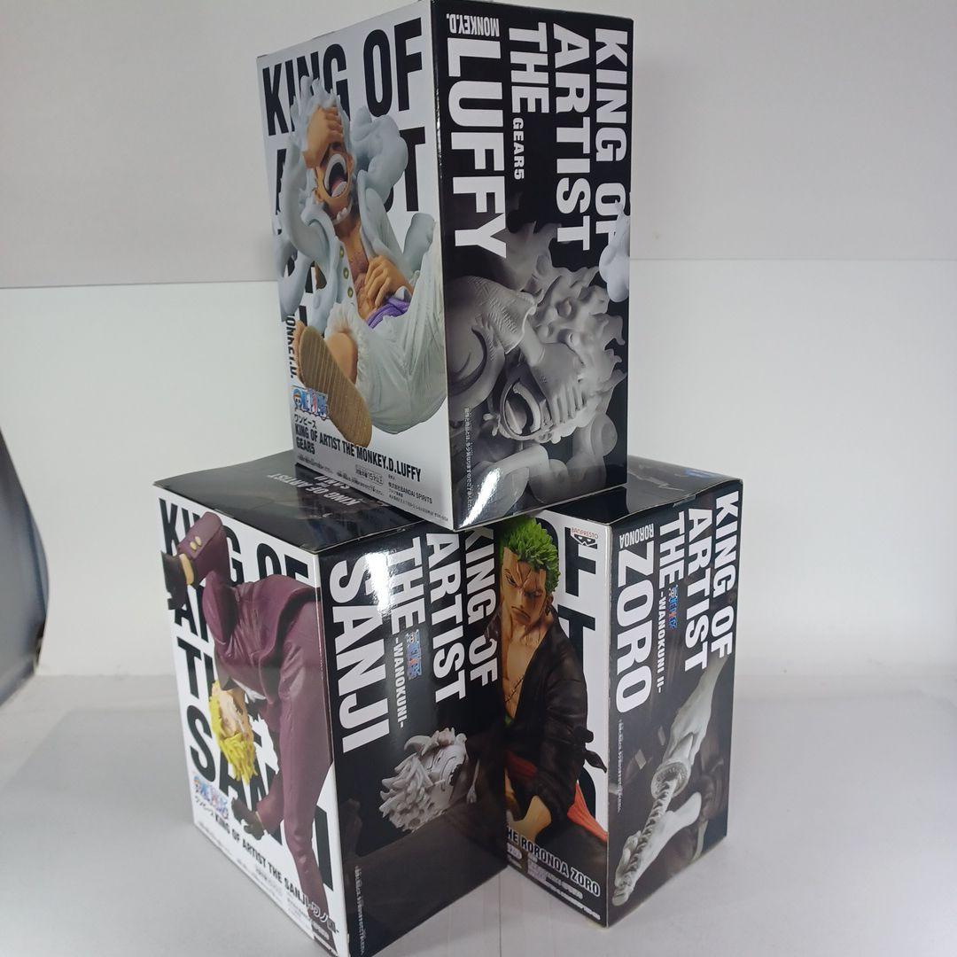 ワンピース　キングオブアーティスト　ルフィ　ニカ　ゾロ　サンジ　フィギュア