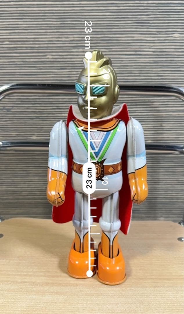 ビリケン商会　七色仮面　ブリキ玩具　ゼンマイ歩行 【希少ホビー】