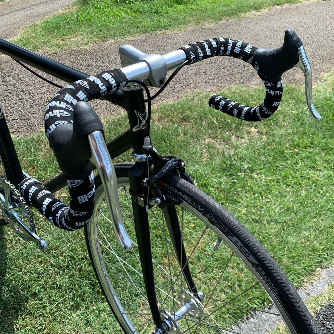 【完成車】MAKINO シングルスピード 固定 競輪 ピスト ブラック NJS