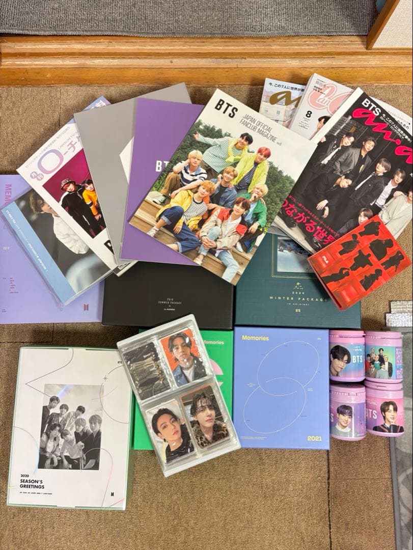 BTSグッズ80点セット(トレカ約50枚付)