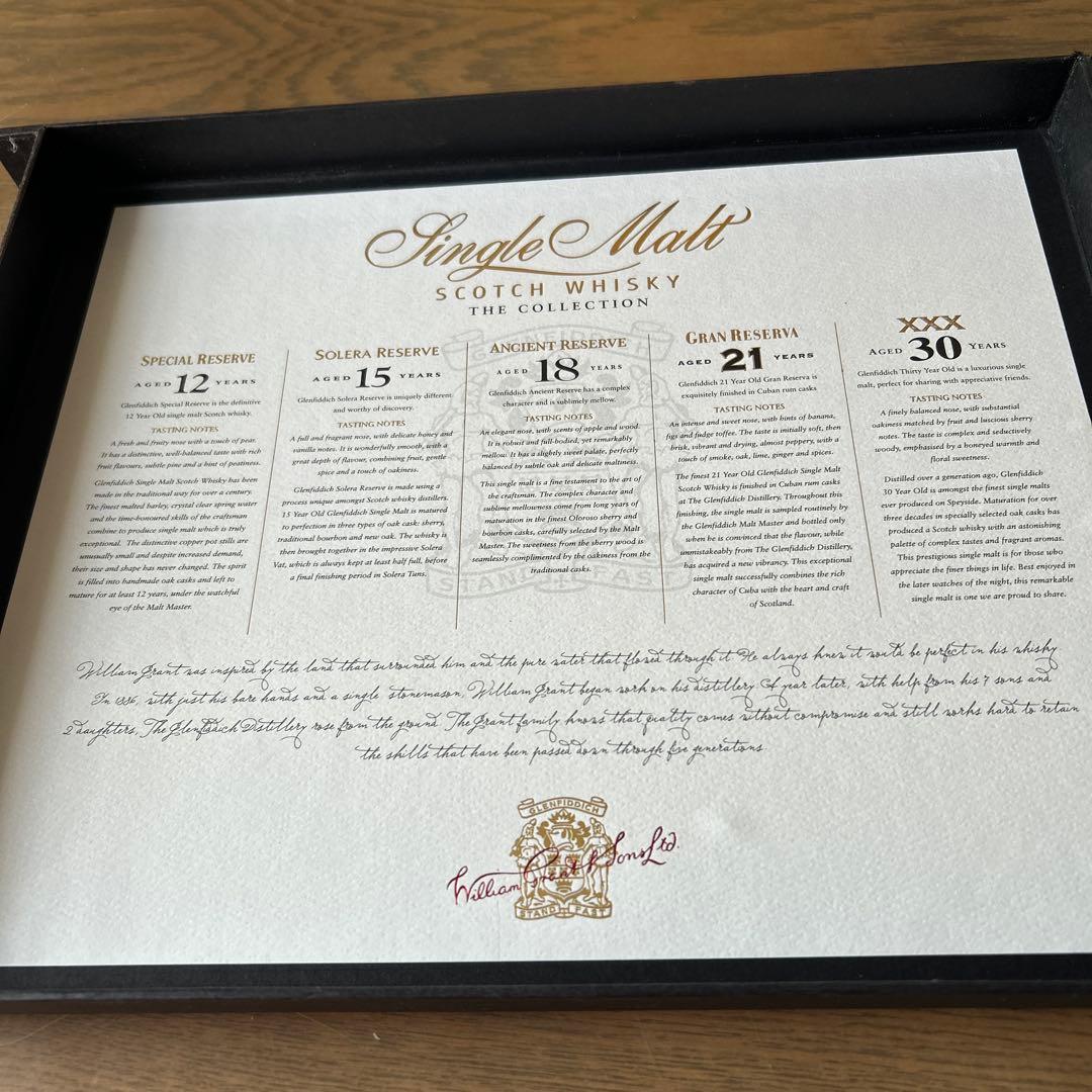 Glenfiddich シングルモルトウイスキー 200ml 4本セット