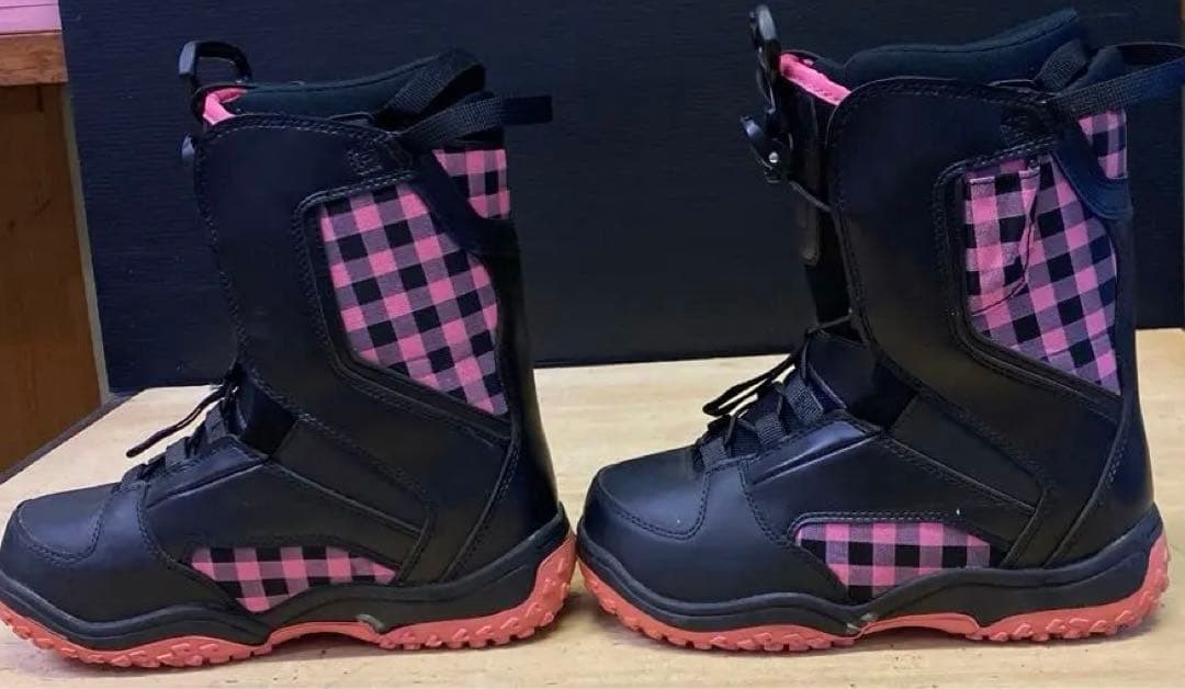 VAXPOT スノーボードブーツ 24cm ブラック/ピンク