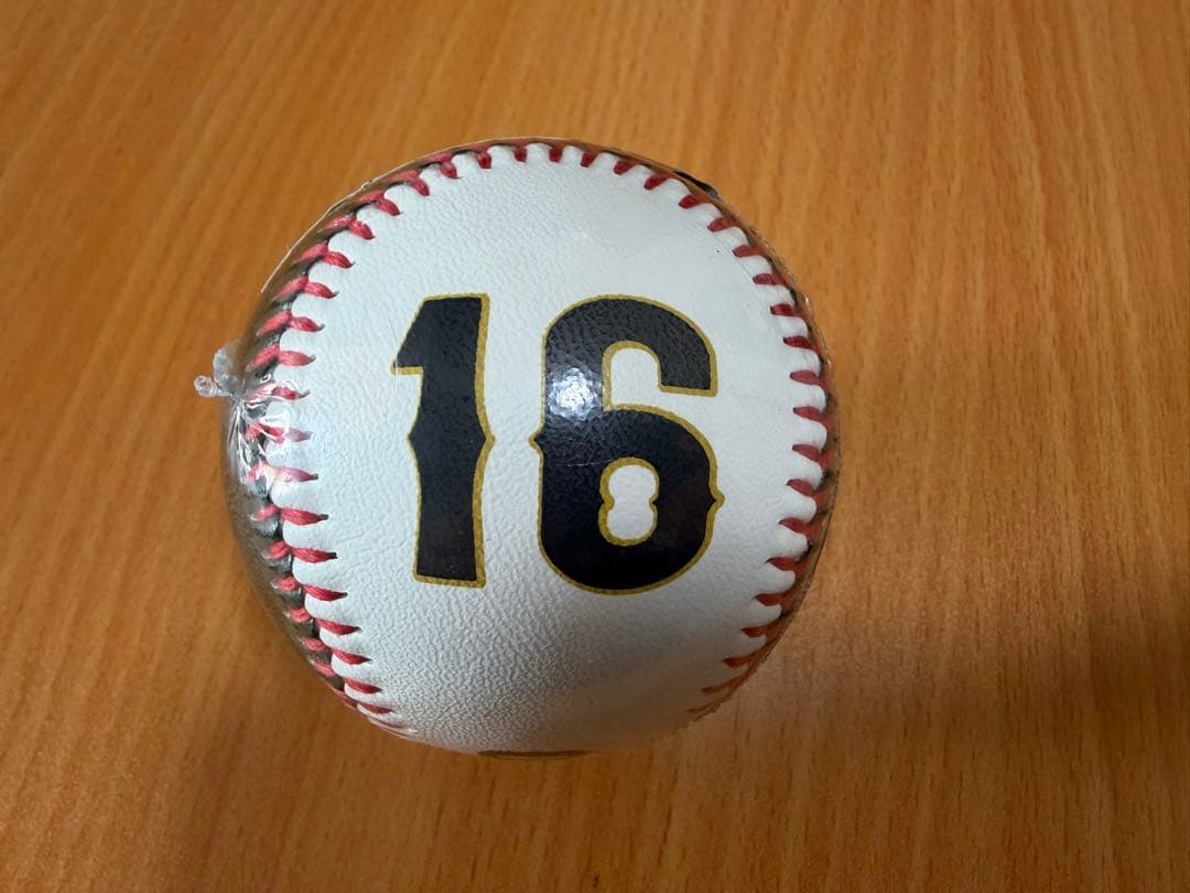 【希少・レア】侍ジャパン×WBC選手背番号入りボール　16大谷翔平