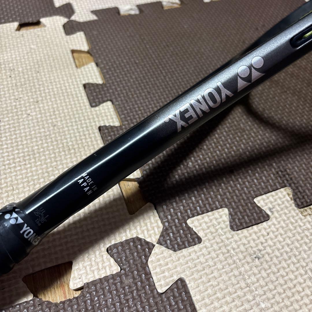 YONEX オーバーサイズラケット ブラック/イエローボルトレイジ8V 新カラー