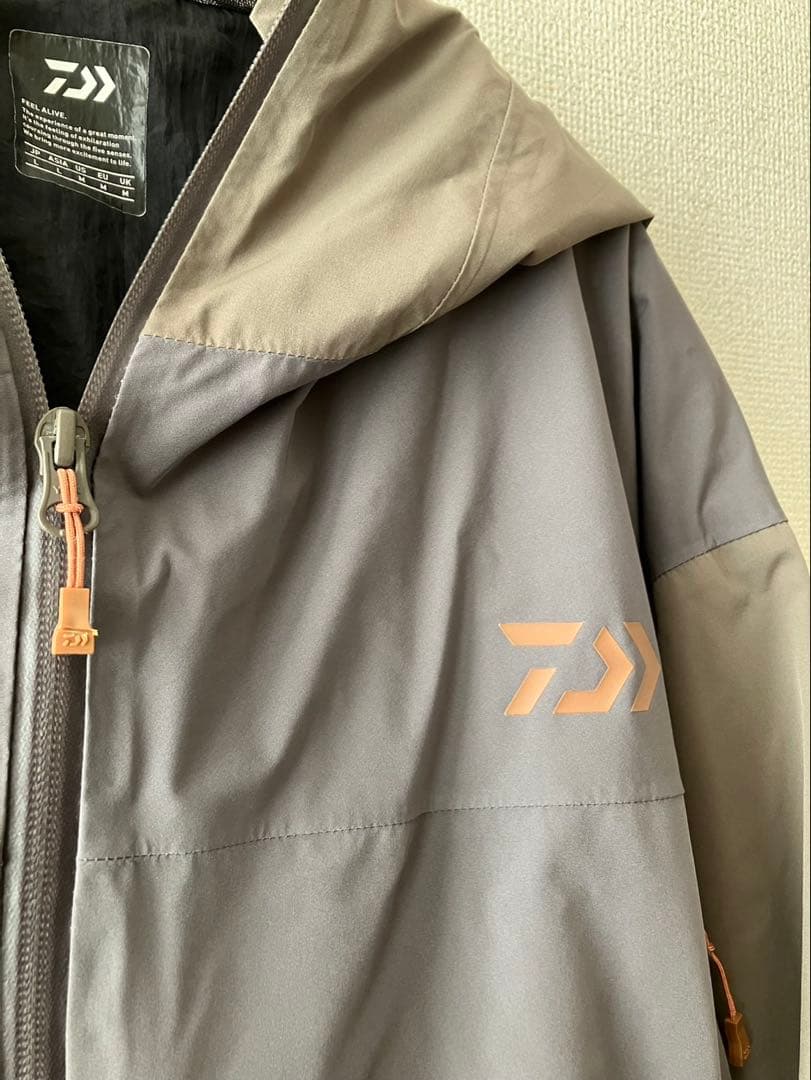 DAIWA ダイワ コーデュラショートレインジャケット ブラウン L