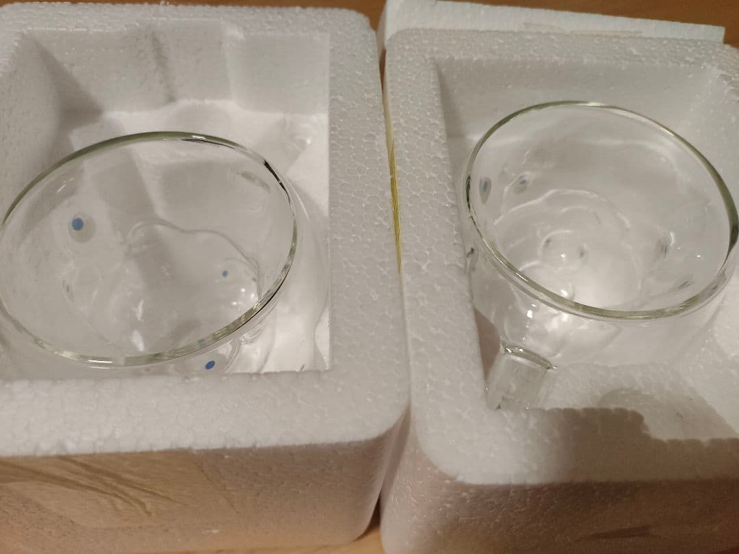 2点　ダブルウォールグラス　グラス コップ ミャク